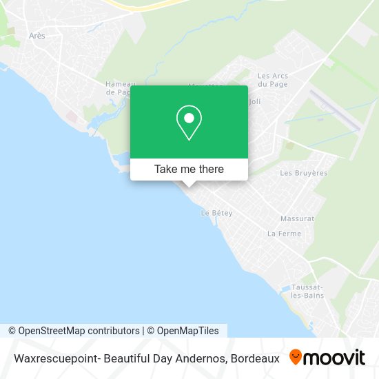 Waxrescuepoint- Beautiful Day Andernos map