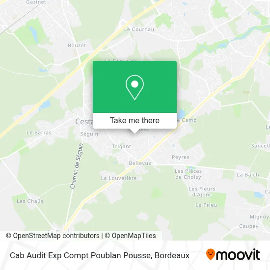 Cab Audit Exp Compt Poublan Pousse map