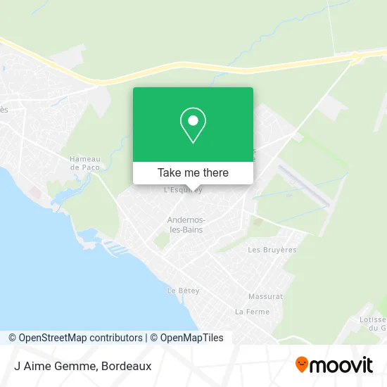 J Aime Gemme map