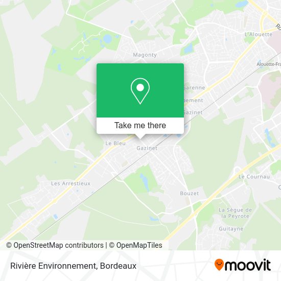 Rivière Environnement map
