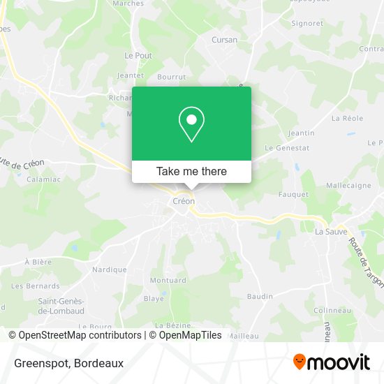 Greenspot map