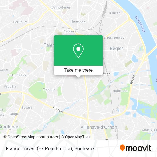 France Travail (Ex Pôle Emploi) map