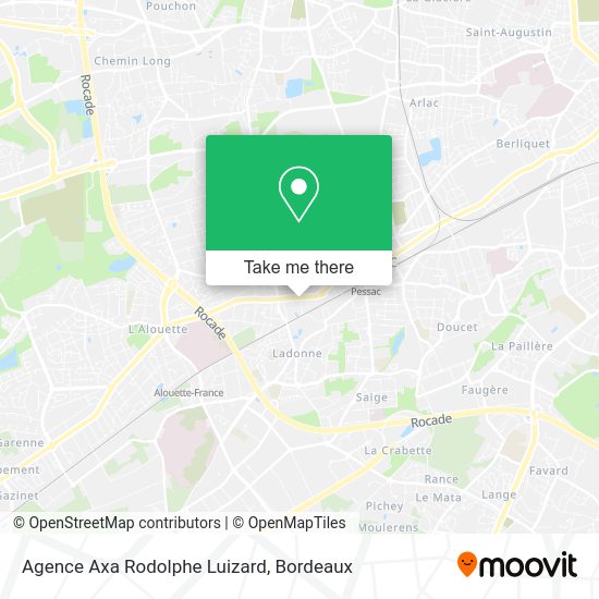 Agence Axa Rodolphe Luizard map