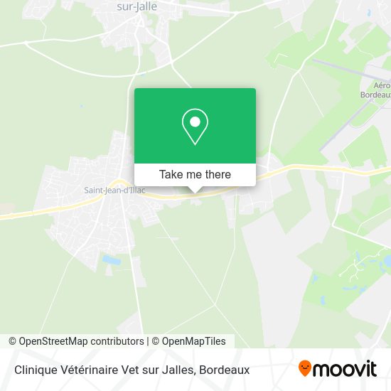 Clinique Vétérinaire Vet sur Jalles map