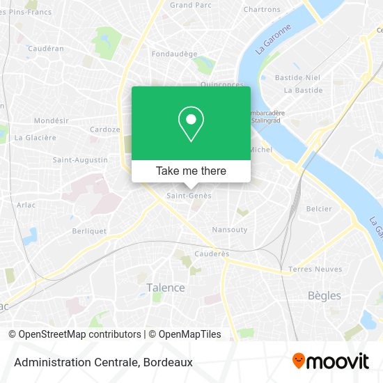 Administration Centrale map