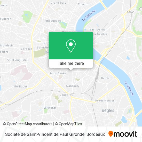 Société de Saint-Vincent de Paul Gironde map