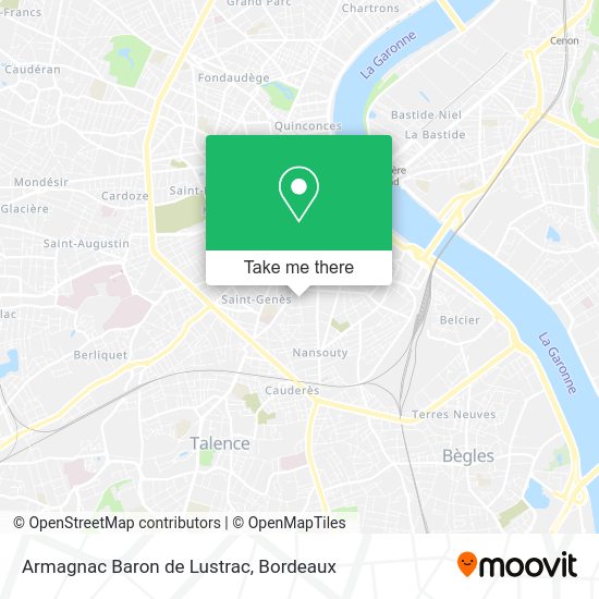 Armagnac Baron de Lustrac map