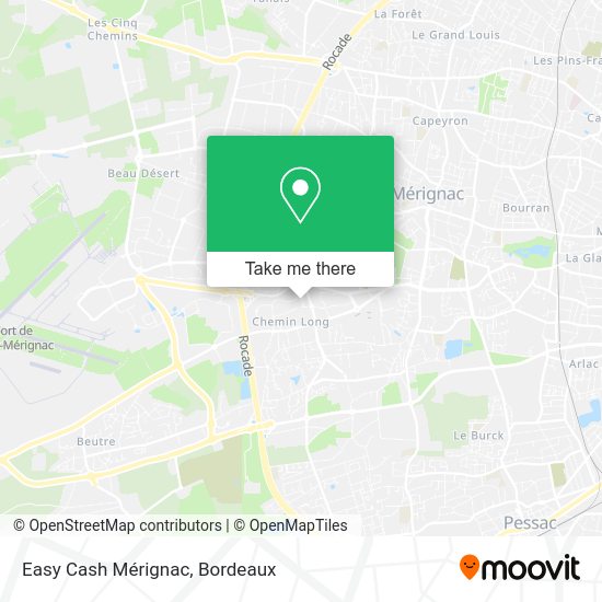 Easy Cash Mérignac map