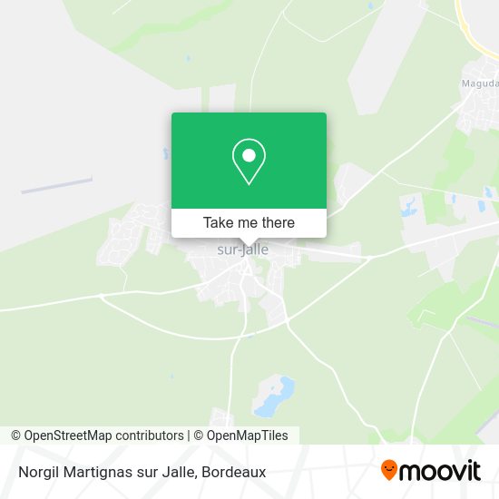 Norgil Martignas sur Jalle map