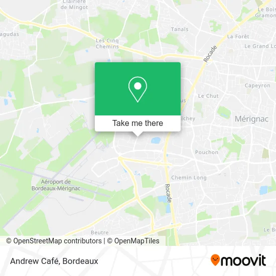 Andrew Café map