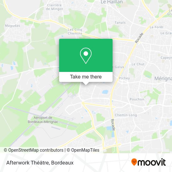 Afterwork Théâtre map