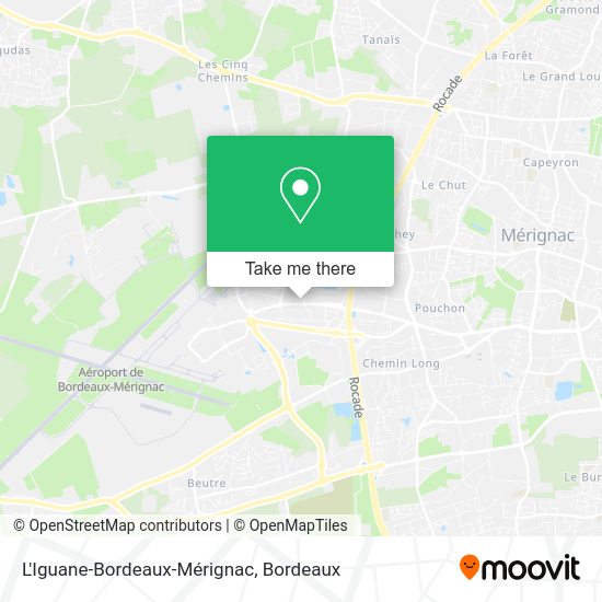 L'Iguane-Bordeaux-Mérignac map