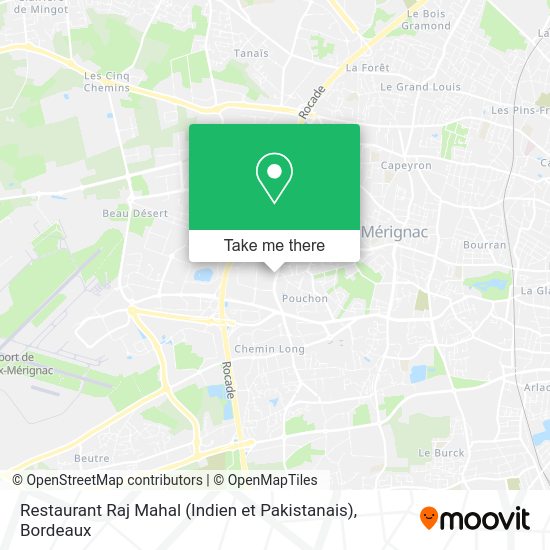 Restaurant Raj Mahal (Indien et Pakistanais) map