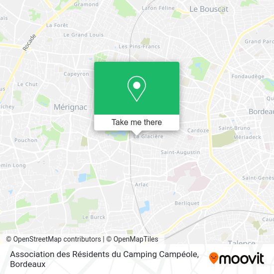 Association des Résidents du Camping Campéole map