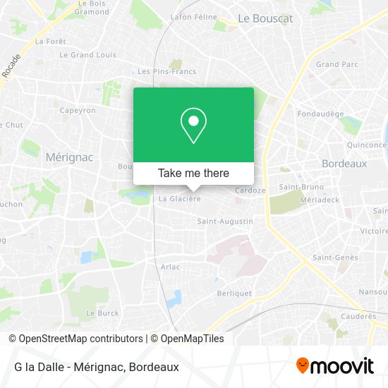 G la Dalle - Mérignac map