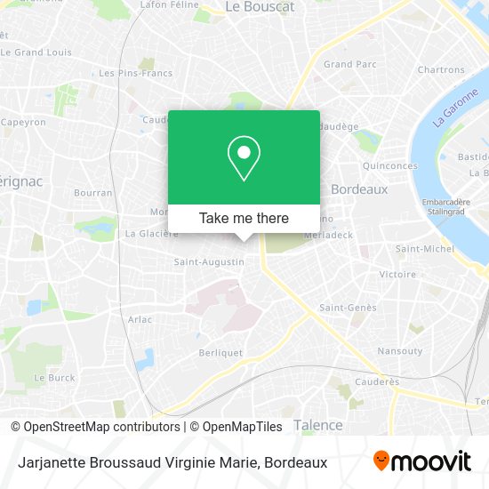 Jarjanette Broussaud Virginie Marie map
