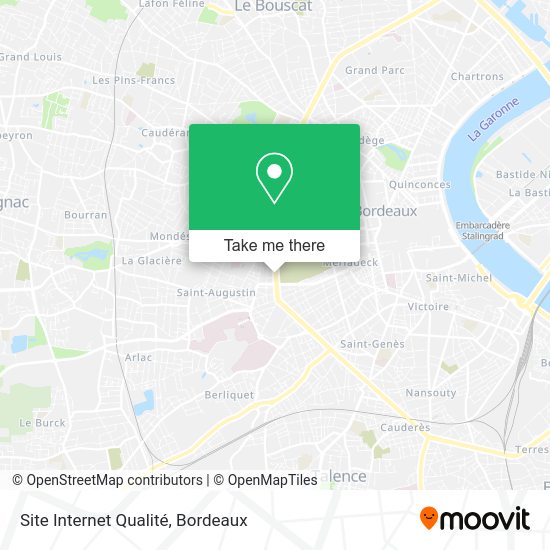 Site Internet Qualité map