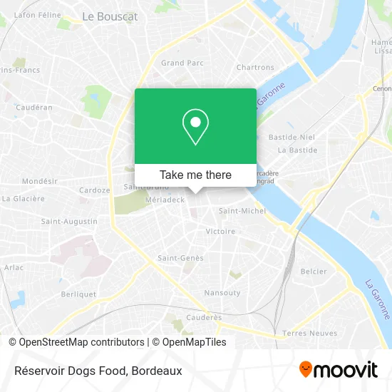 Réservoir Dogs Food map