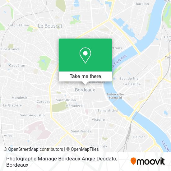 Photographe Mariage Bordeaux Angie Deodato map