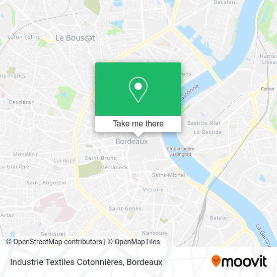 Industrie Textiles Cotonnières map
