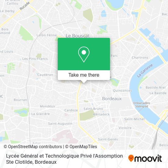 Lycée Général et Technologique Privé l'Assomption Ste Clotilde map