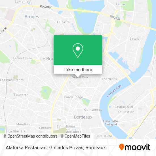 Alaturka Restaurant Grillades Pizzas map