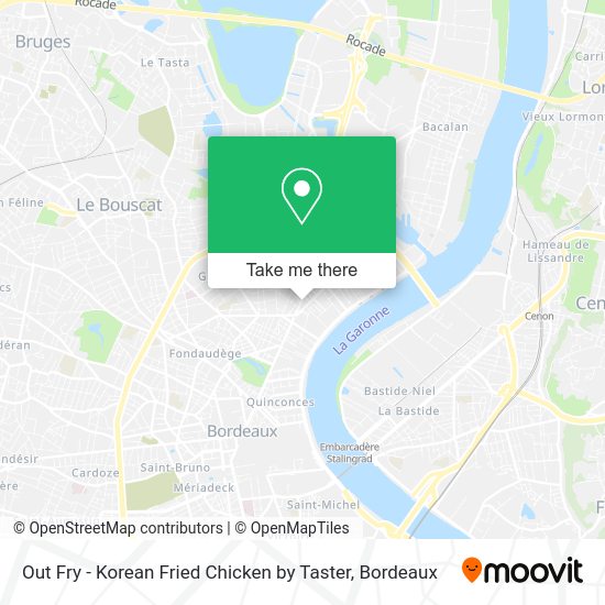 Out Fry - Korean Fried Chicken by Taster map