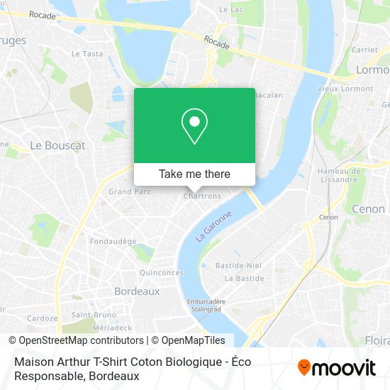Maison Arthur T-Shirt Coton Biologique - Éco Responsable map