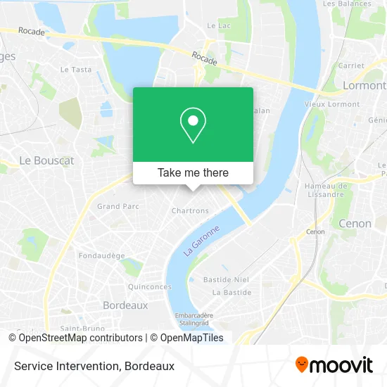 Service Intervention map