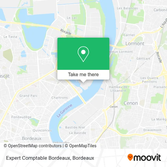 Expert Comptable Bordeaux map