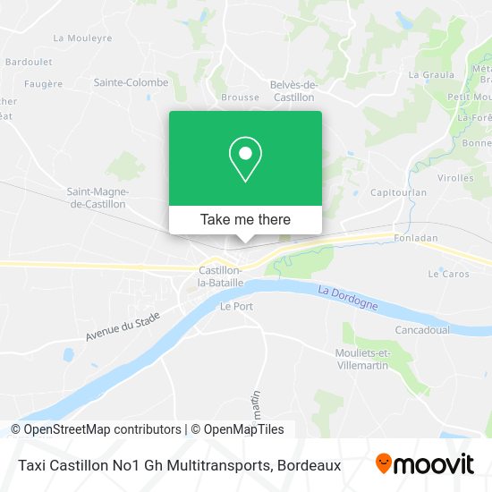 Taxi Castillon No1 Gh Multitransports map