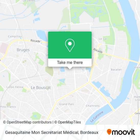 Gesaquitaine Mon Secrétariat Médical map