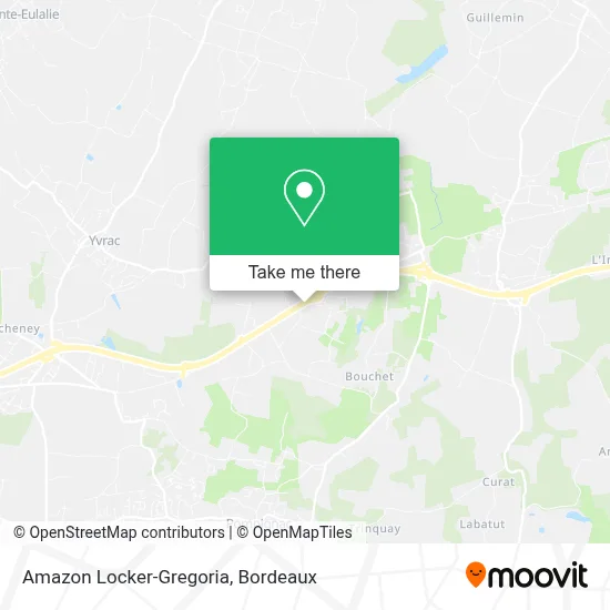 Amazon Locker-Gregoria map