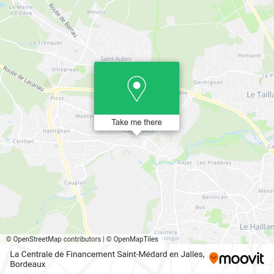 La Centrale de Financement Saint-Médard en Jalles map