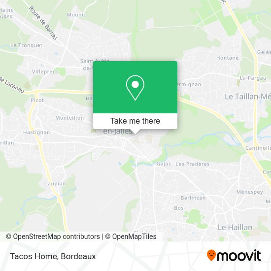 Tacos Home map