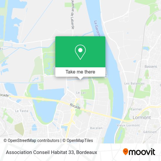 Association Conseil Habitat 33 map