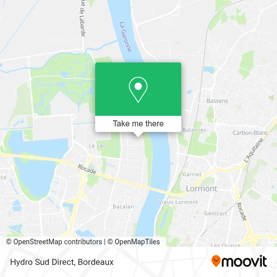 Hydro Sud Direct map