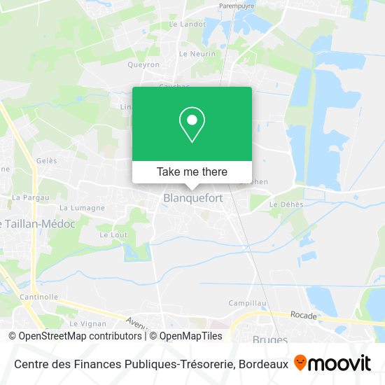 Centre des Finances Publiques-Trésorerie map