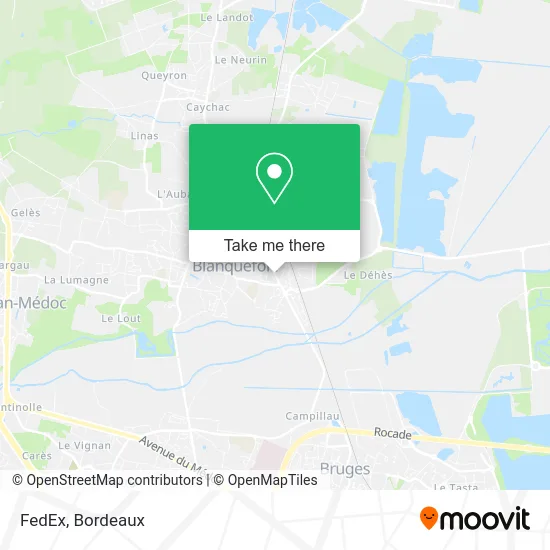 FedEx map