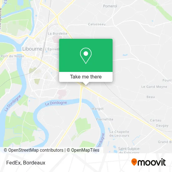 FedEx map