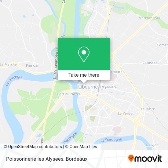 Poissonnerie les Alysees map