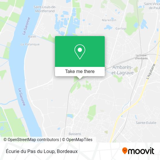 Écurie du Pas du Loup map