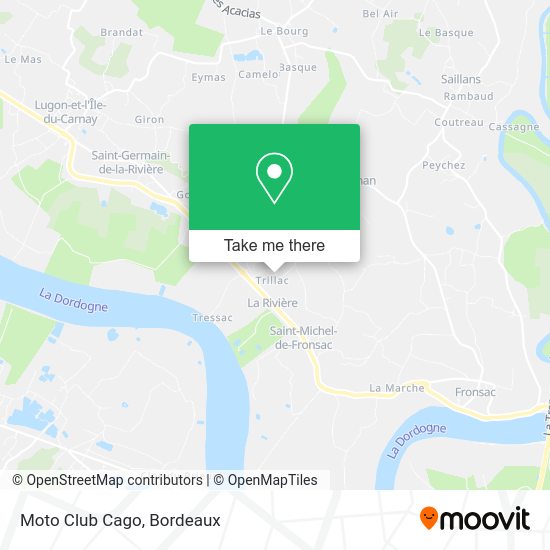 Moto Club Cago map