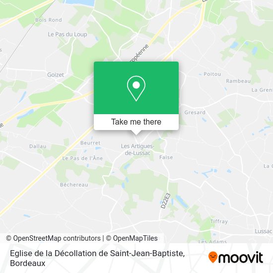 Eglise de la Décollation de Saint-Jean-Baptiste map