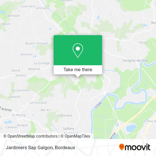 Jardiniers Sap Galgon map