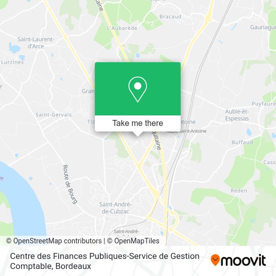 Centre des Finances Publiques-Service de Gestion Comptable map