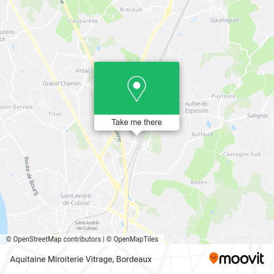 Aquitaine Miroiterie Vitrage map