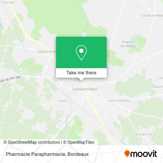 Pharmacie Parapharmacie map