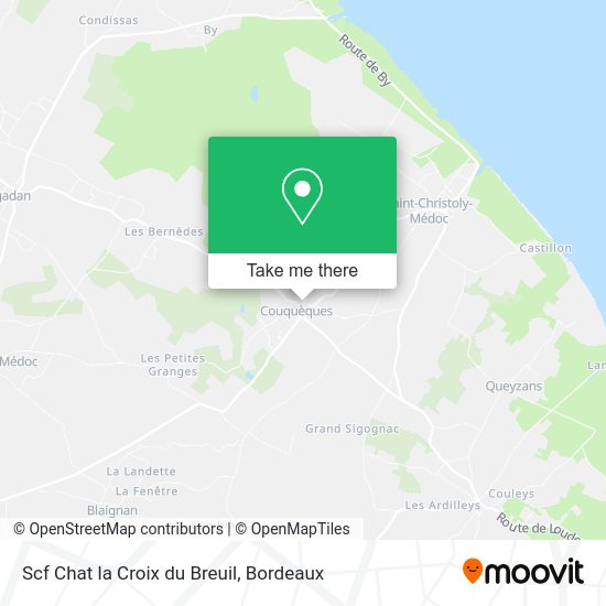 Scf Chat la Croix du Breuil map
