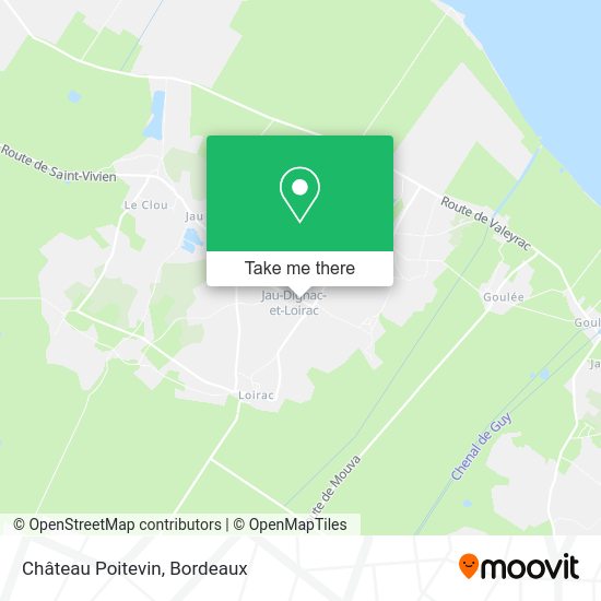 Château Poitevin map